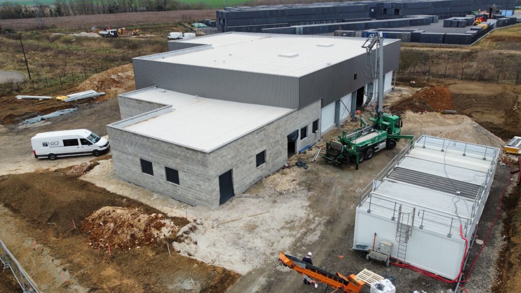 Atelier de fabrication à Meaux en construction