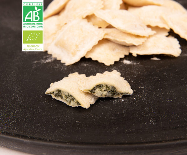 Ravioles Blettes et chèvre frais