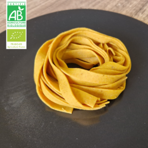 Tagliatelles bio au curcuma