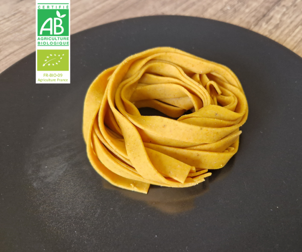 Tagliatelles bio au curcuma