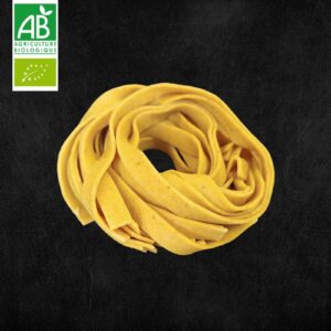 Tagliatelles fraîches bio au curcuma